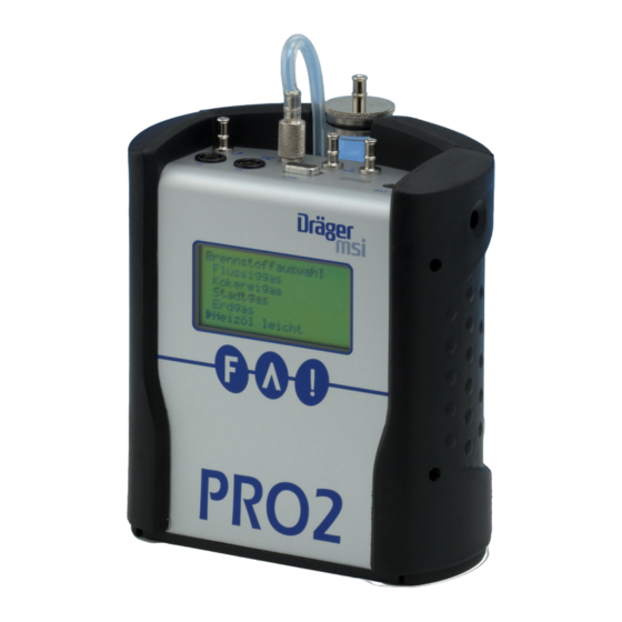 Dräger MSI 150 Pro2-f Handbücher