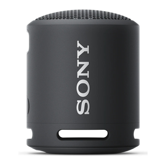 Sony SRS-XB13 Handbücher