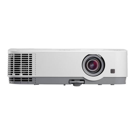 NEC NP-ME401W Handbücher