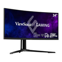 Viewsonic XG341C-2K Bedienungsanleitung