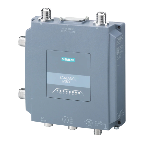 Siemens SCALANCE MUM856-1 Handbücher