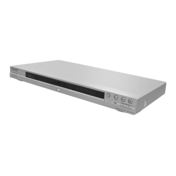 Sony DVP-NS355 Handbücher