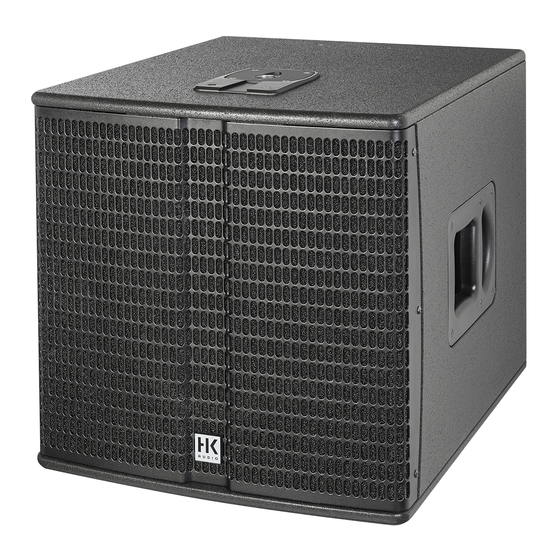 HK Audio ELEMENTS E 115 Sub D Handbücher