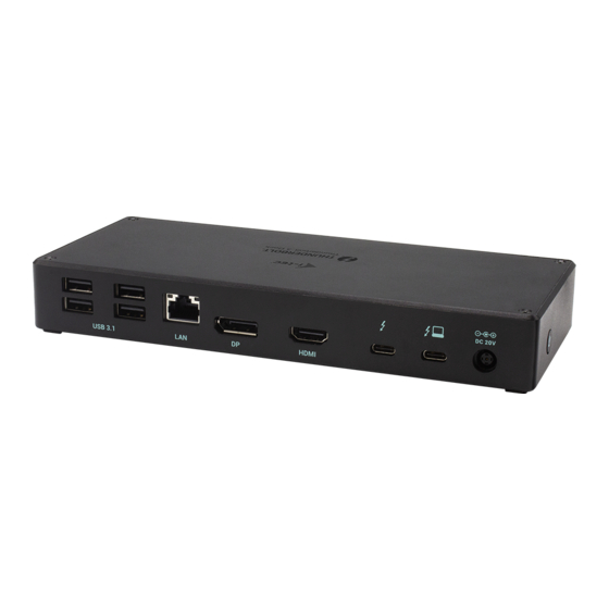 i-tec TB3TRIPLEDOCKPD Handbücher