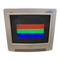 Sony Trinitron PGM-100P1MD Gebrauchsanweisung