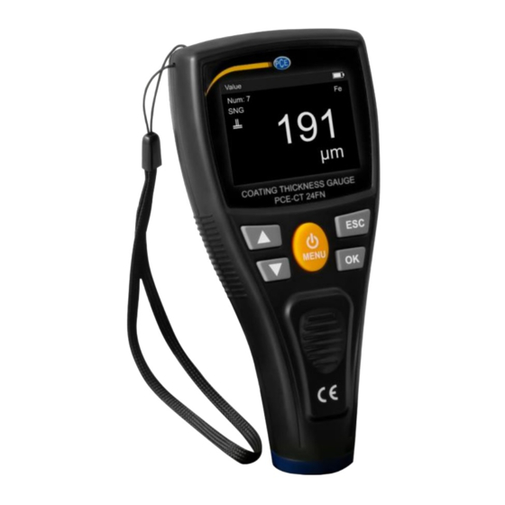 PCE Instruments CT 24FN Handbücher