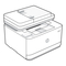 All-in-One-Drucker HP LaserJet PRO MFP 3102fdw Bedienungsanleitung