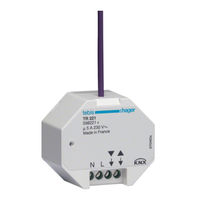 Hager TR221 Bedienungsanleitung