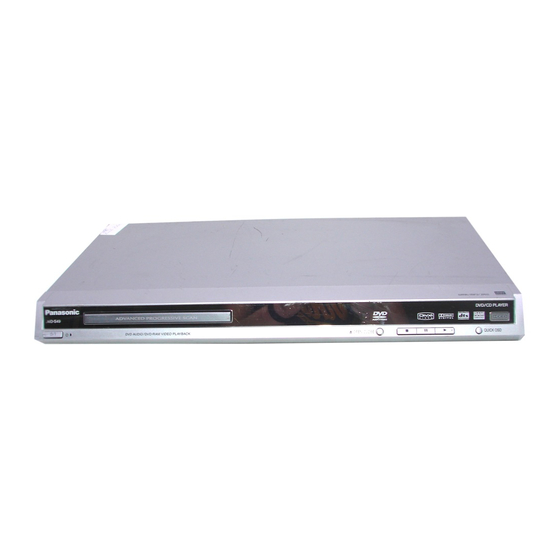 Panasonic dvd s49 Handbücher