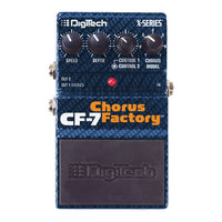 Digitech CF-7 Chorus Factory Bedienungsanleitung