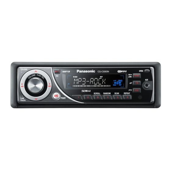 Panasonic CQ-C3303N Handbücher
