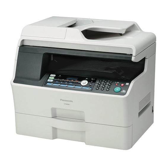 Panasonic DP-MB300 Handbücher