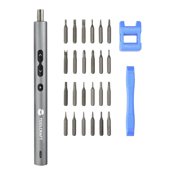 TOOLCRAFT 2372096 Handbücher