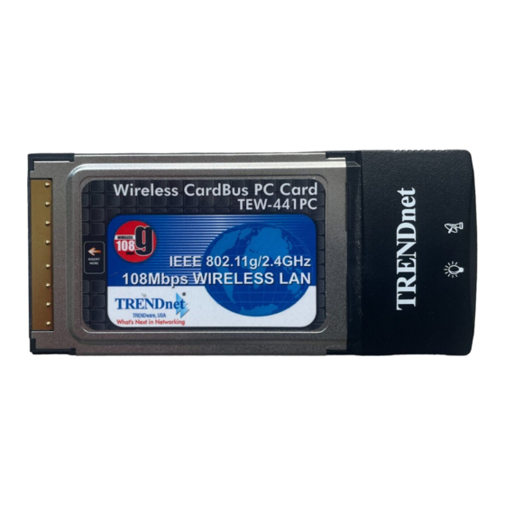 TRENDnet TEW-441PC Handbücher