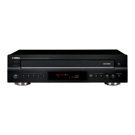 Yamaha CDC-697 Handbücher