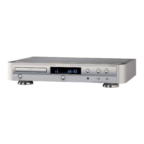 Marantz CD-17mkIII Handbücher