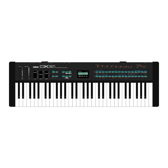 Yamaha DX21 Handbücher