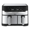 Fritteusen TEFAL DUAL EASY FRY EY901840 Bedienungsanleitung