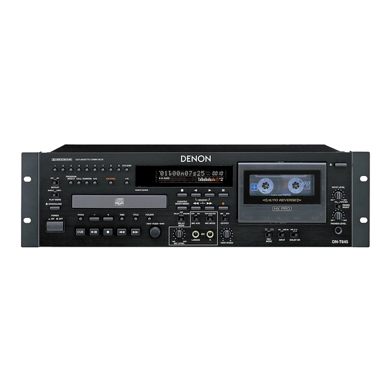 Denon DN-T645 Handbücher
