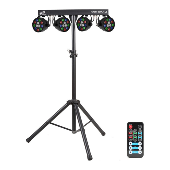 Etec LED PARTYBAR 3 Handbücher