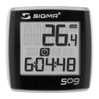 Sigma BC 509 Bedienungsanleitung