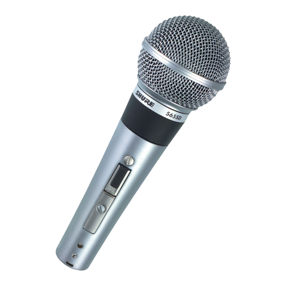 Shure UNISPHERE I 565SD-CN Handbücher