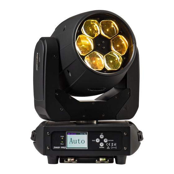 Lightmaxx VEGA 3WAY PRO Beam WASH FX 6*40W RGBW Handbücher