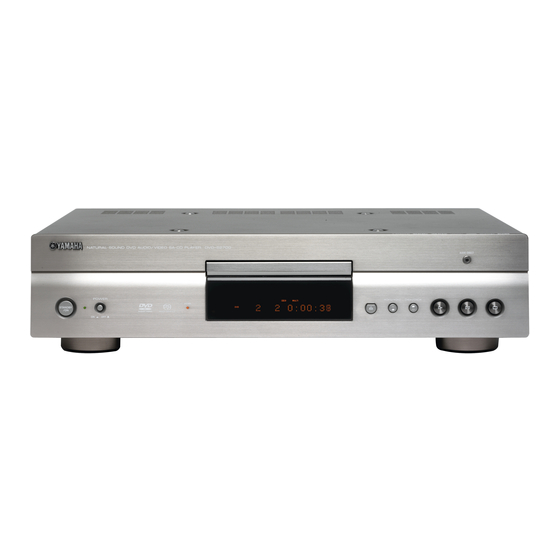 Yamaha DVD-S2700 Handbücher