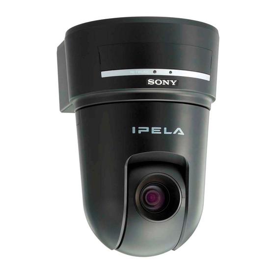 Sony IPELA SNC-RZ25P Handbücher