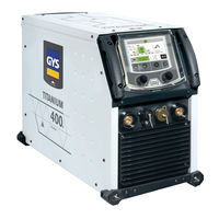 GYS TITANIUM 400 AC/DC Bedienungsanleitung