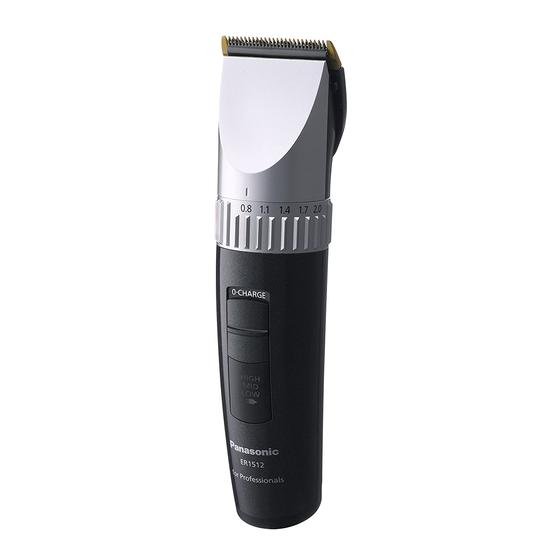Panasonic ER1512 Handbücher