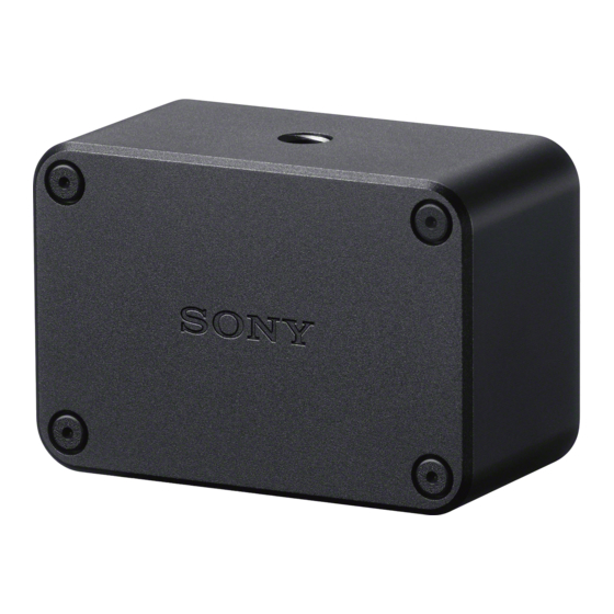 Sony CCB-WD1 Handbücher
