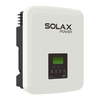 SolaX Power X1-AC Schnellinstallationsanleitung