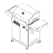 Grills TAINO Black 3+1 Bedienungsanleitung, Montageanleitung