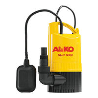 Al-Ko SUB 6000 Betriebsanleitung