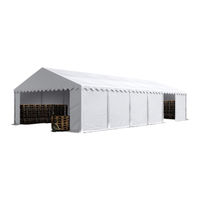 Toolport 6x12x4m XXL PROFESSIONAL Aufbauanleitung