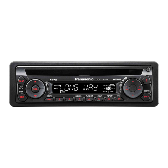 Panasonic CQ-C1325N Handbücher