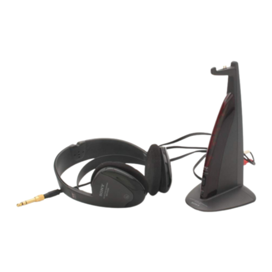 Sony MDR-IF320RK2 Handbücher