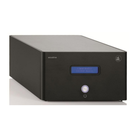 Clearaudio ACCU DRIVE Black Handbücher