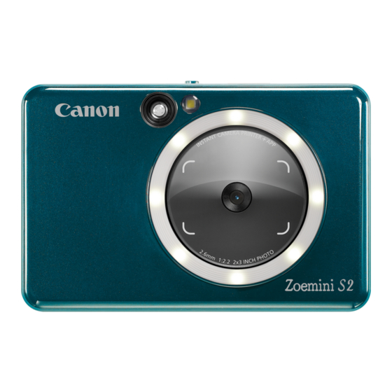 Canon Zoemini S2 Handbücher