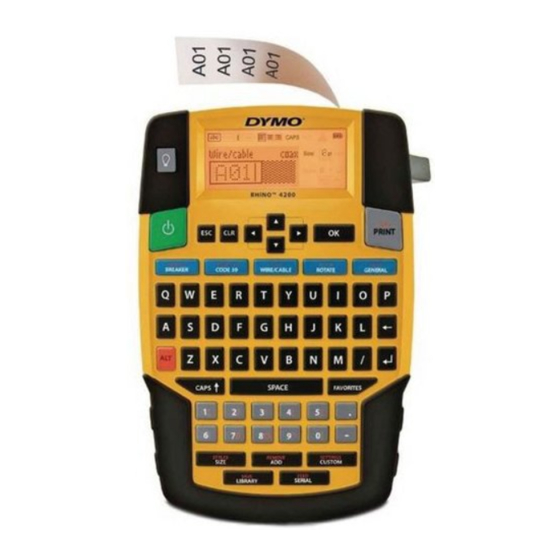 Dymo Rhino 4200 Handbücher