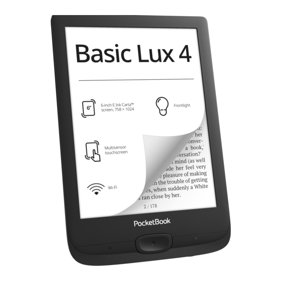 Pocketbook Basic Lux 4 Handbücher