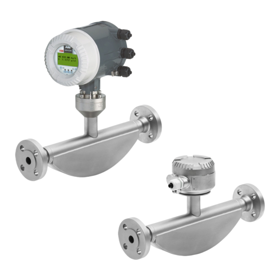 ABB CoriolisMaster serie Handbücher