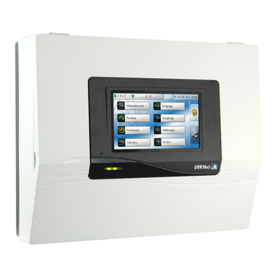 Technische Alternative UVR 16x2 Handbücher
