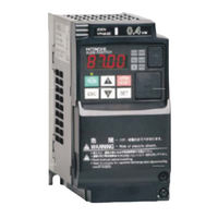 Hitachi Serie WJ200 Inbetriebnahmeanleitung