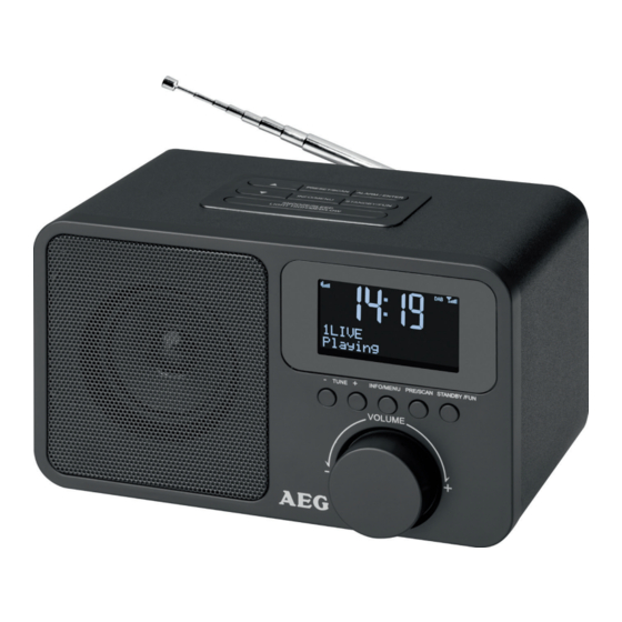AEG DAB+ 4154 Handbücher
