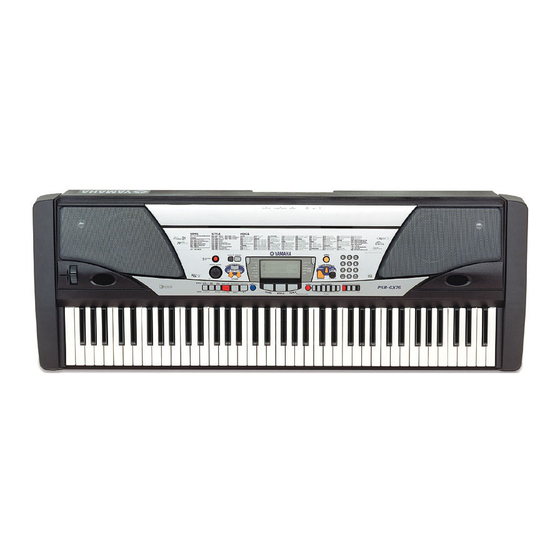 Yamaha PSR-GX76 Handbücher