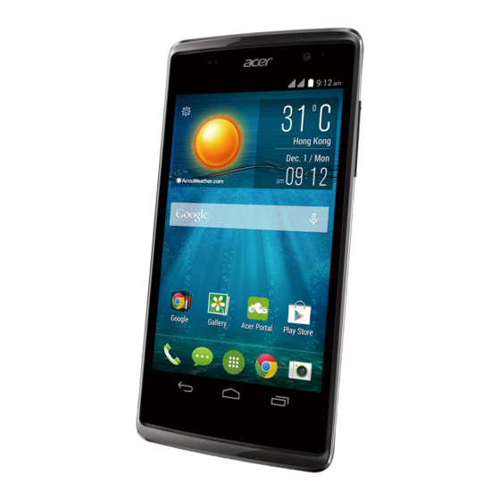 Acer Liquid Z500 Handbücher