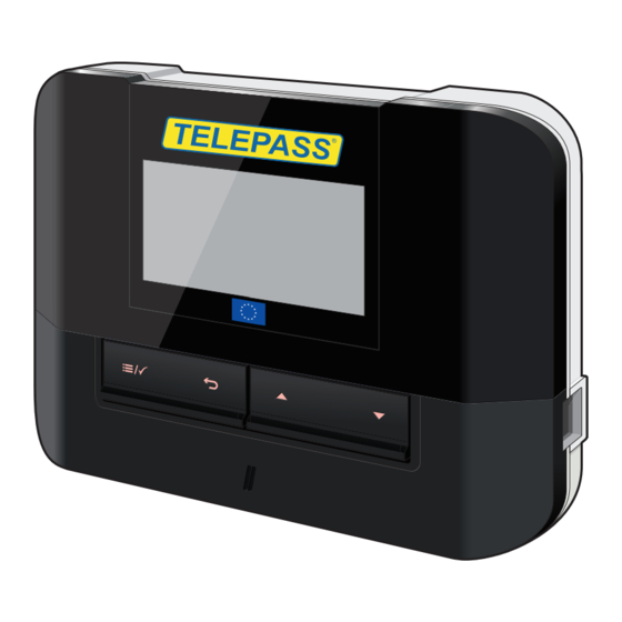 TELEPASS SAT ETOLL2ST-1HEB V2 Handbücher