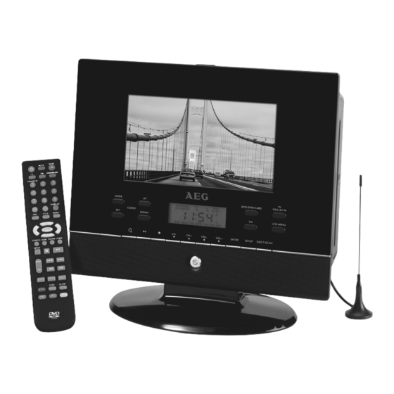 AEG CTV 4889 DVB-T/DVD Handbücher